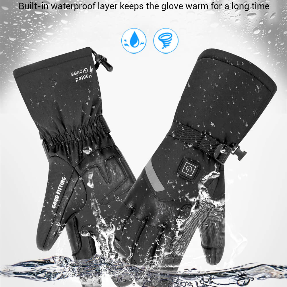 قفازات شتوية مدفأة بسعة 5000 مللي أمبير في الساعة