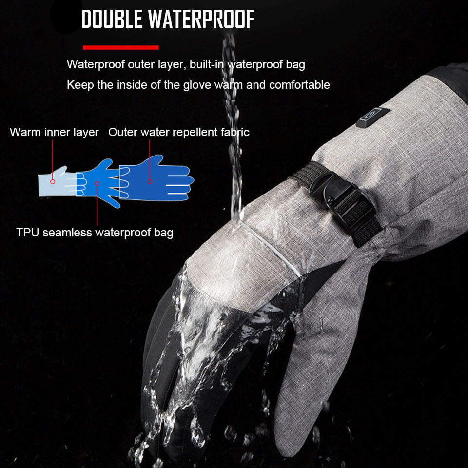 Gants d’Hiver Chauffants 5000mAh