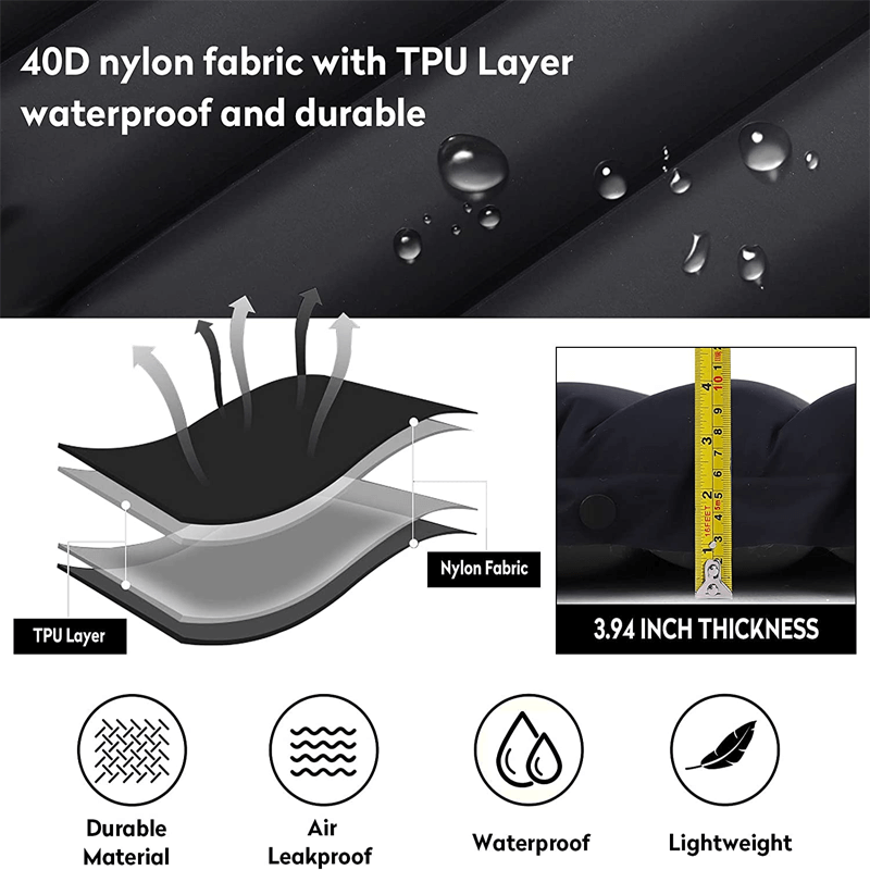 Matelas Gonflable avec Pompe Intégrée