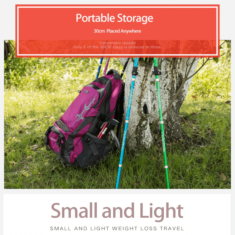 عصا المشي القابلة للطي