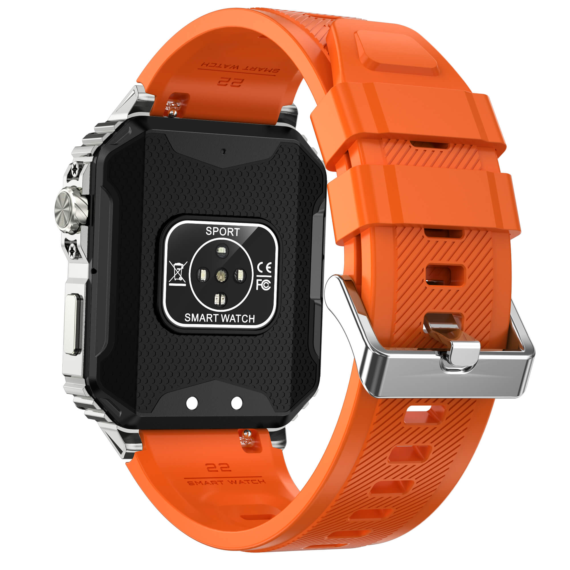 ساعة تكتيكية ذكية بسعة 380 مللي أمبير في الساعة