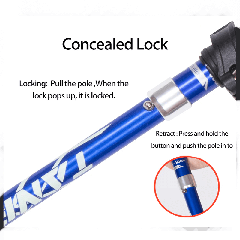 عصا المشي القابلة للطي