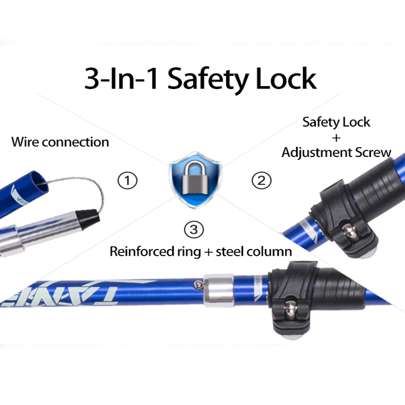 عصا المشي القابلة للطي