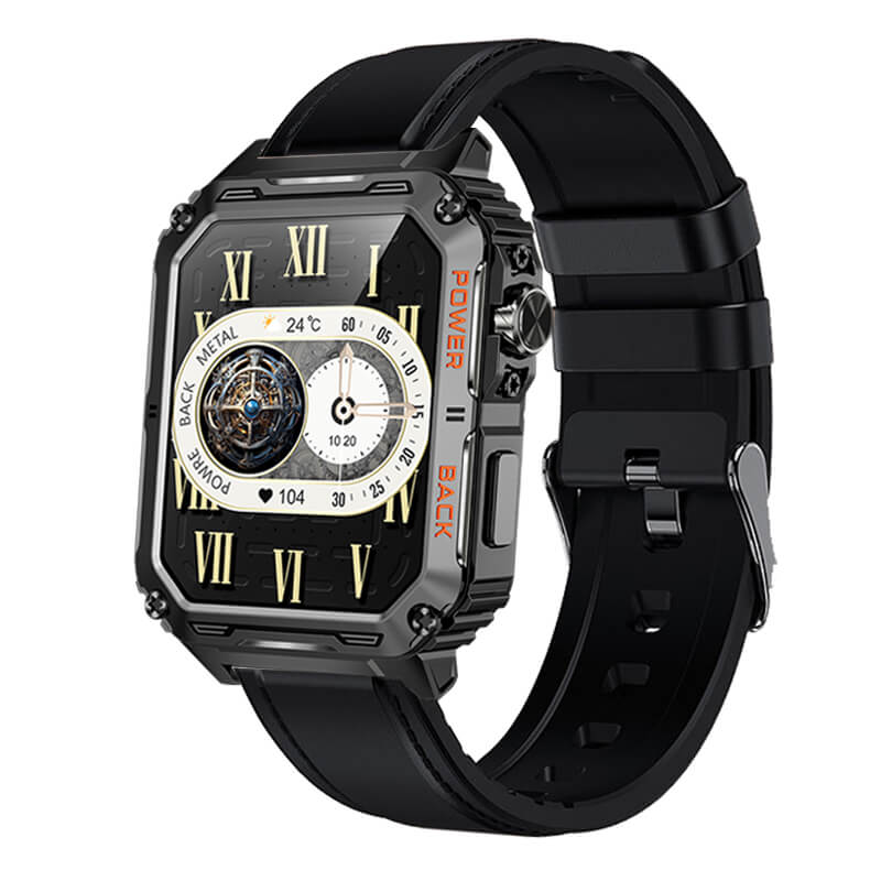 ساعة تكتيكية ذكية بسعة 380 مللي أمبير في الساعة