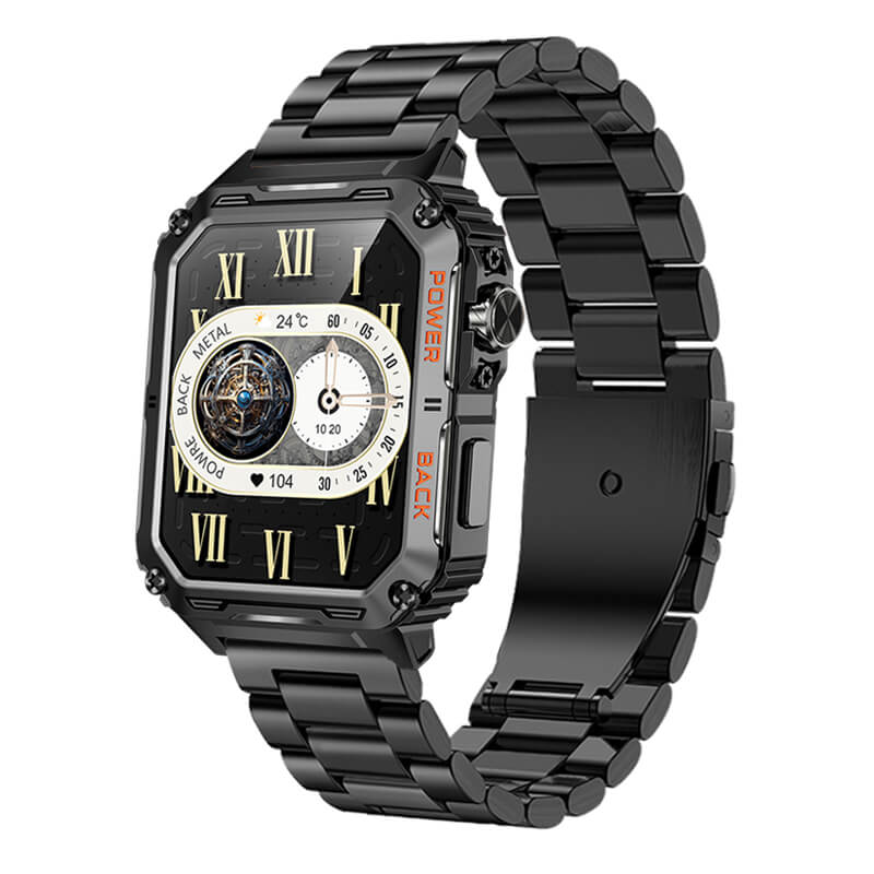 ساعة تكتيكية ذكية بسعة 380 مللي أمبير في الساعة