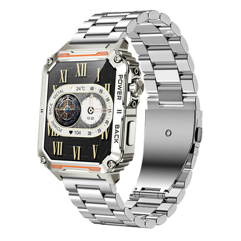 ساعة تكتيكية ذكية بسعة 380 مللي أمبير في الساعة