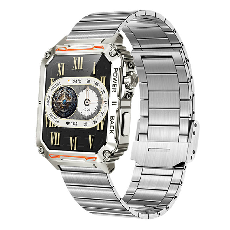 ساعة تكتيكية ذكية بسعة 380 مللي أمبير في الساعة