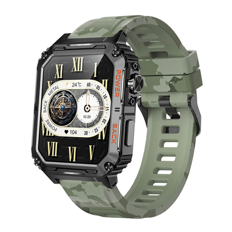 ساعة تكتيكية ذكية بسعة 380 مللي أمبير في الساعة