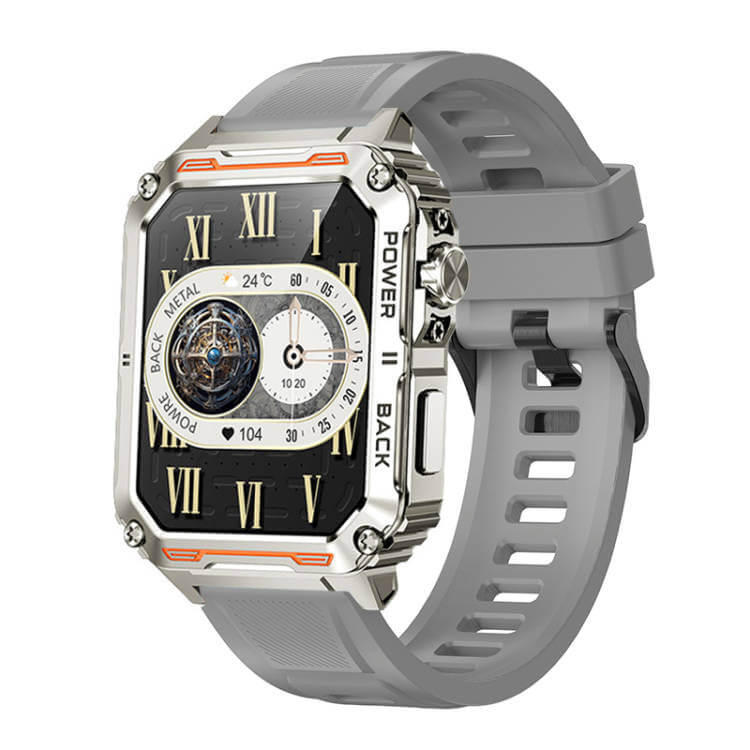 ساعة تكتيكية ذكية بسعة 380 مللي أمبير في الساعة